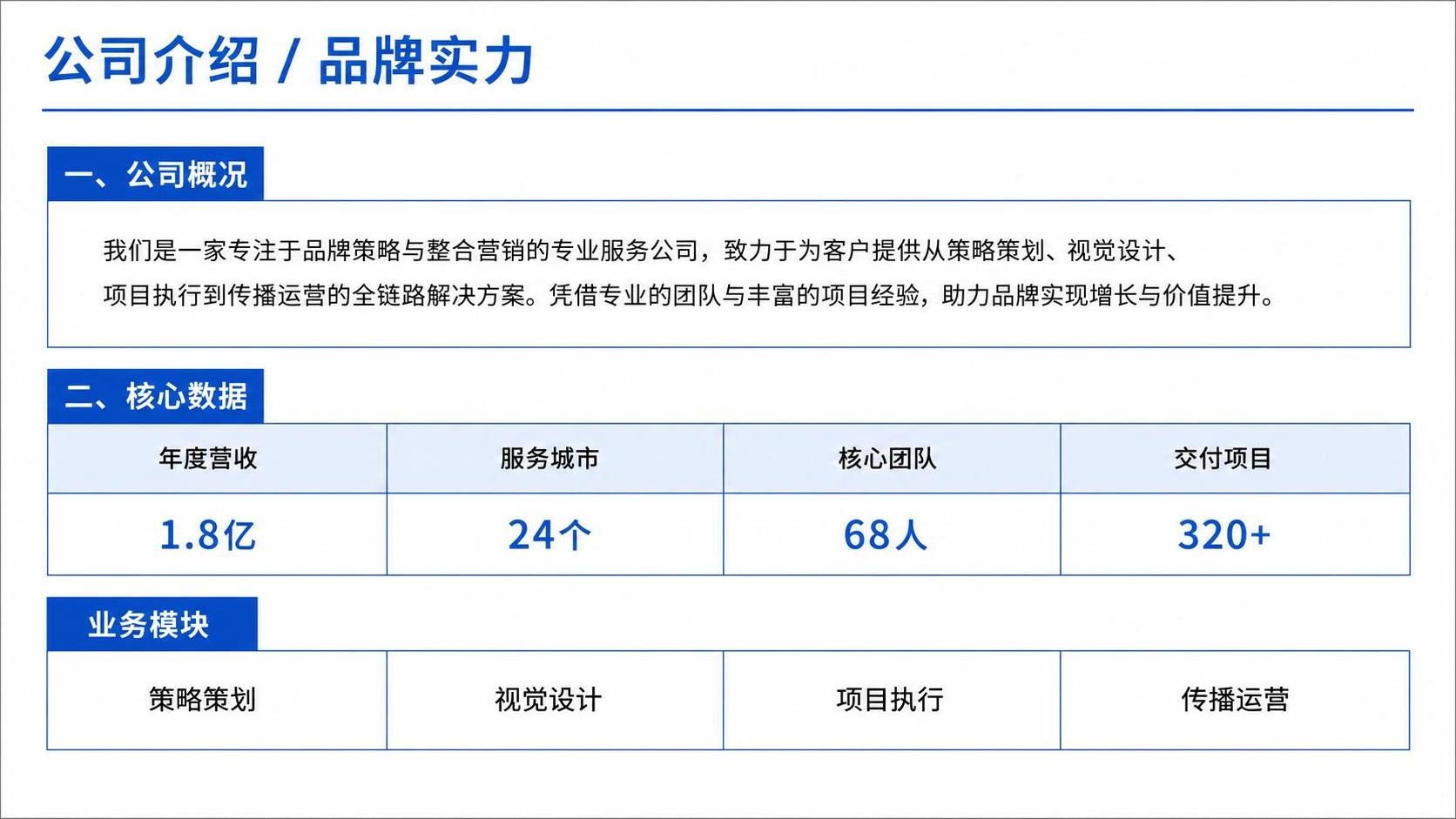 公司介绍页美化前